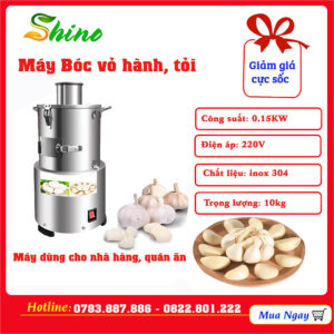 MÁY BÓC VỎ TỎI, VỎ LẠC RANG, ĐẬU PHỘNG